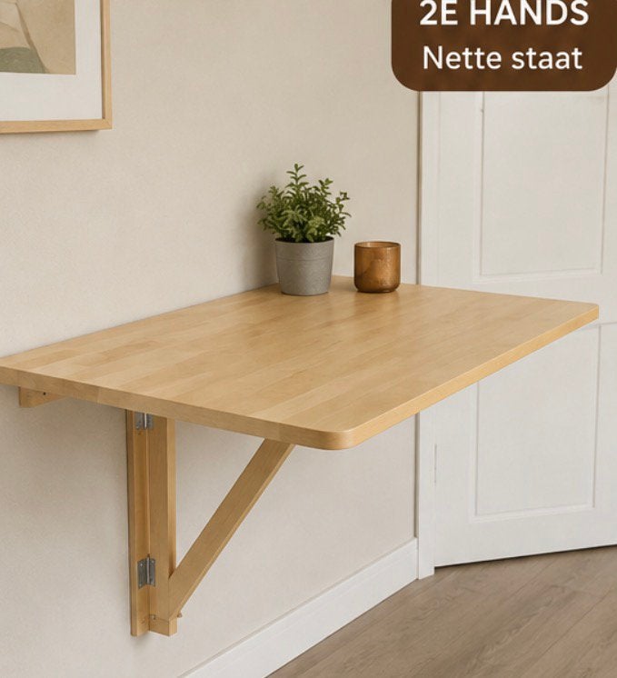 IKEA NORBO  Wandtafel / klaptafel, Ophalen, Zo goed als nieuw, Rechthoekig, 50 tot 100 cm