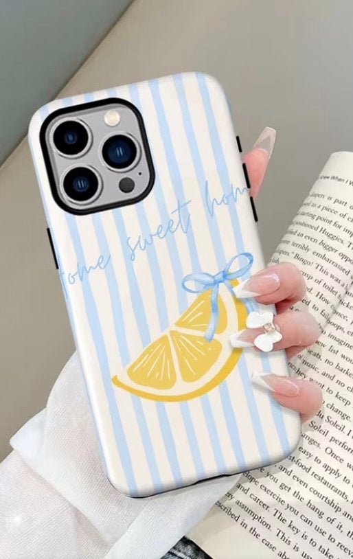 Zomers Citroen iPhone Hoesje - Bescherming & Stijl, Telecommunicatie, Mobiele telefoons | Hoesjes en Frontjes | Apple iPhone, Kunststof
