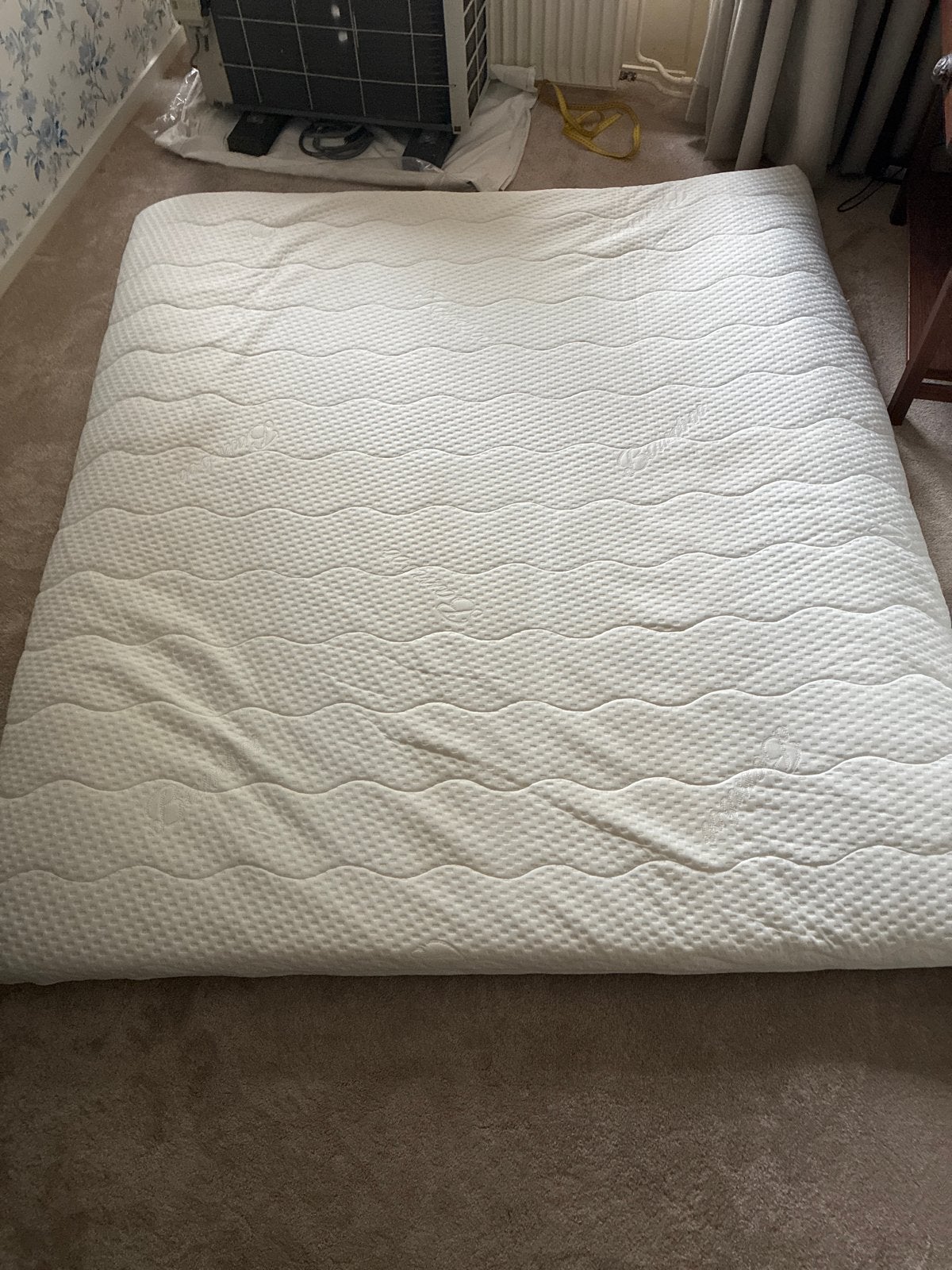 Topper 180x200 cm van traagschuim 8 cm dik, Ophalen, Tweepersoons, Zo goed als nieuw, Matras