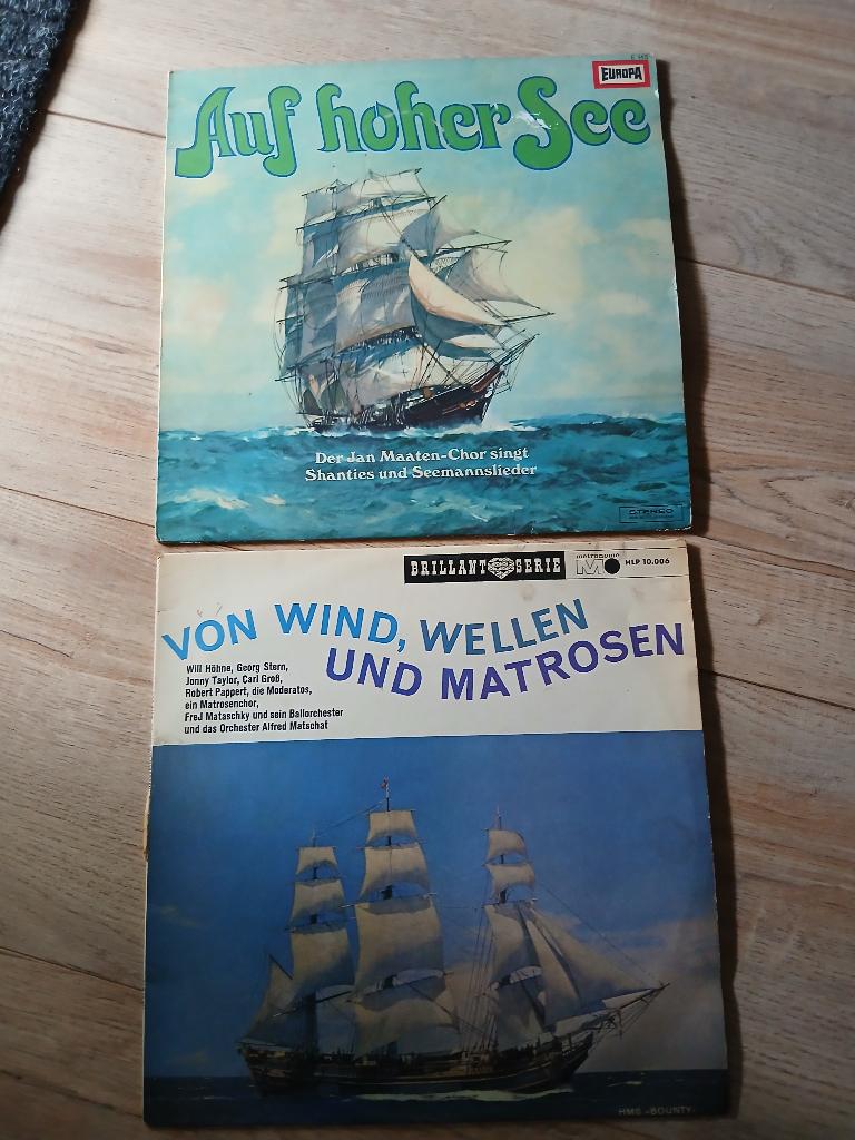2 LP's Shantykoor / Zeemansliederen, Ophalen of Verzenden, Gebruikt, 12 inch, Pop