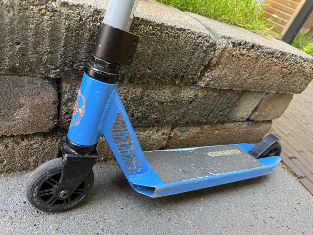 Dominator Stuntstep - Blauw/Grijs, Ophalen, Gebruikt, Gewone step