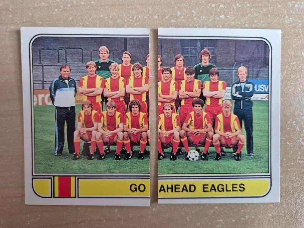 Panini Voetbal 82 Elftal Go Ahead Eagles, Ophalen of Verzenden, Zo goed als nieuw
