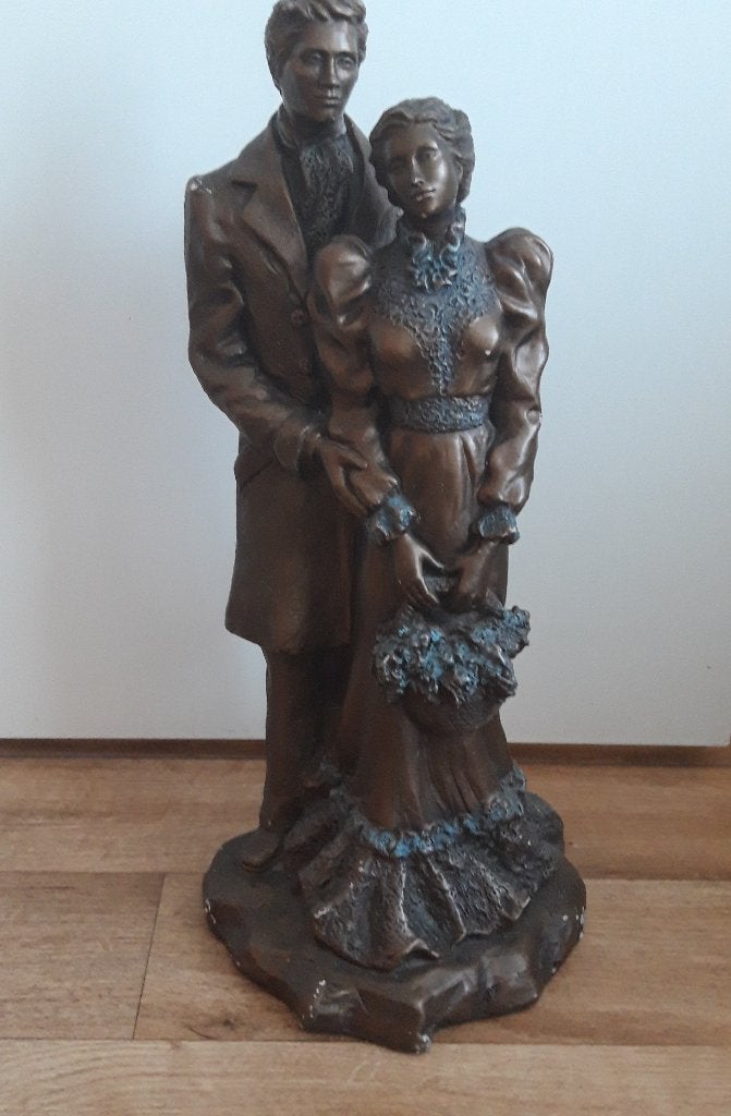 Beeld:  Man / Vrouw  60.5, Antiek en Kunst, Antiek | Keramiek en Aardewerk, Ophalen