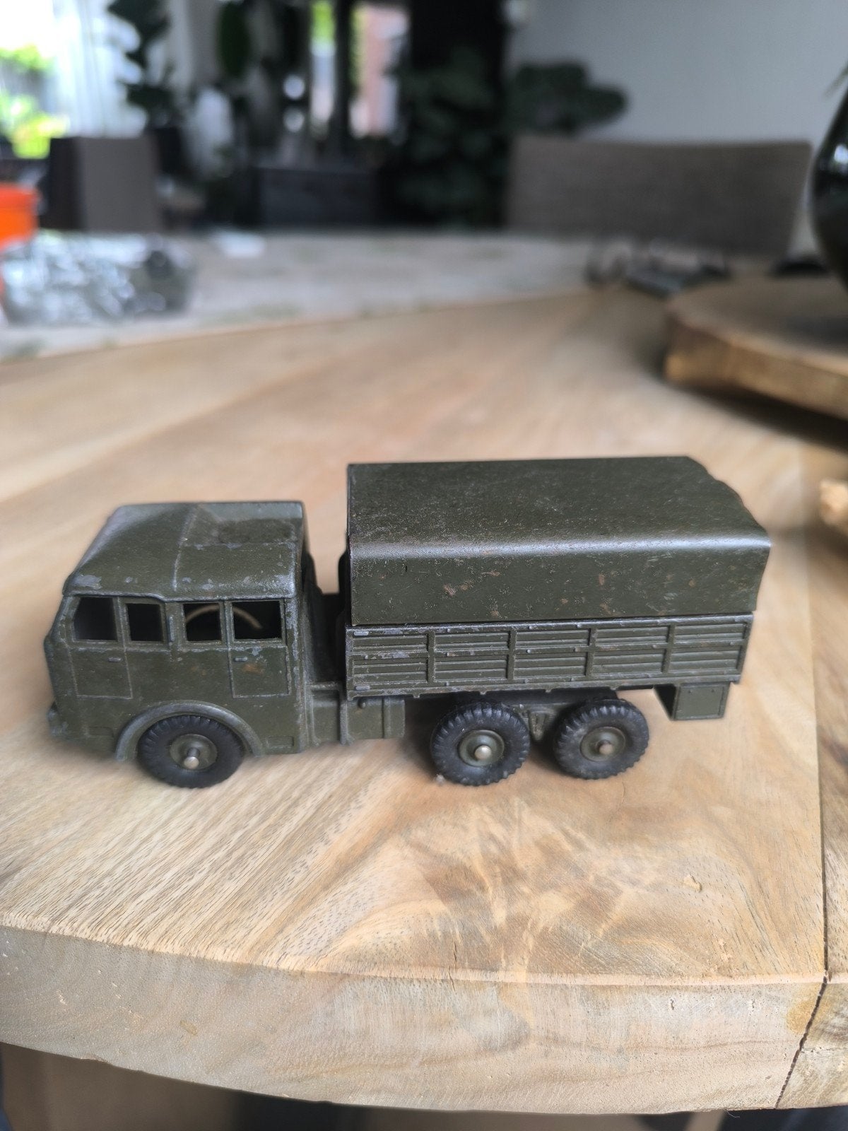 Vintage Dinky Toys Berliet Leger Vrachtwagen, Hobby en Vrije tijd, Ophalen of Verzenden, Gebruikt, Dinky Toys
