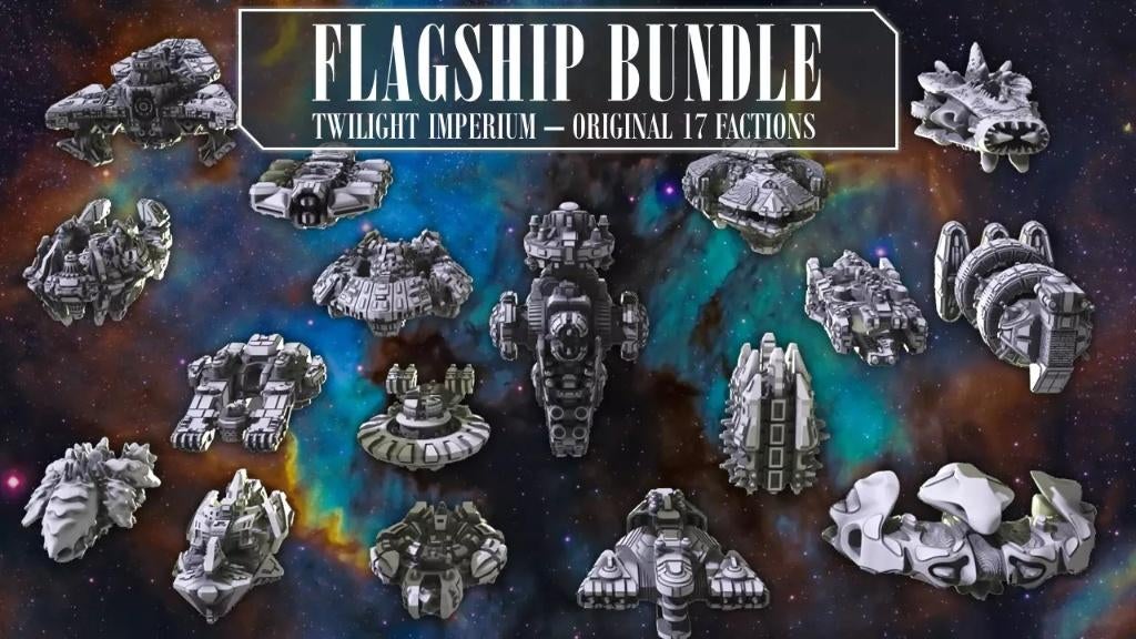 Twilight Imperium 4 Custom Flagships (17 stuks), Hobby en Vrije tijd, Gezelschapsspellen | Bordspellen, Ophalen of Verzenden, Nieuw