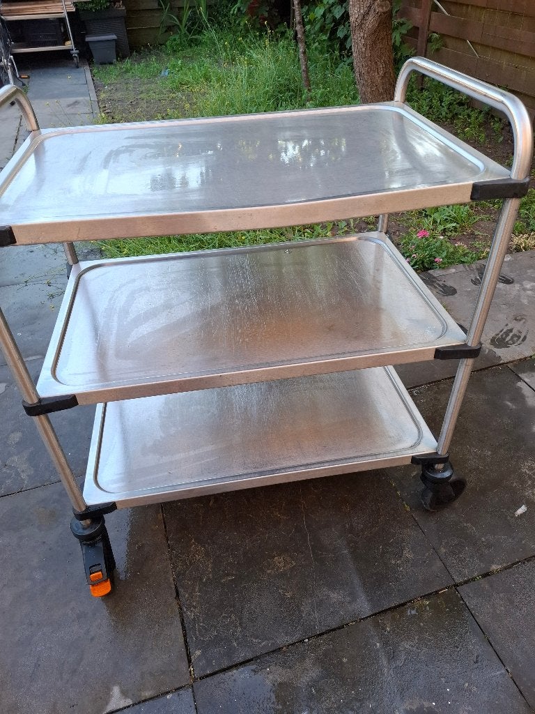 RVS Trolly, Ophalen, Gebruikt