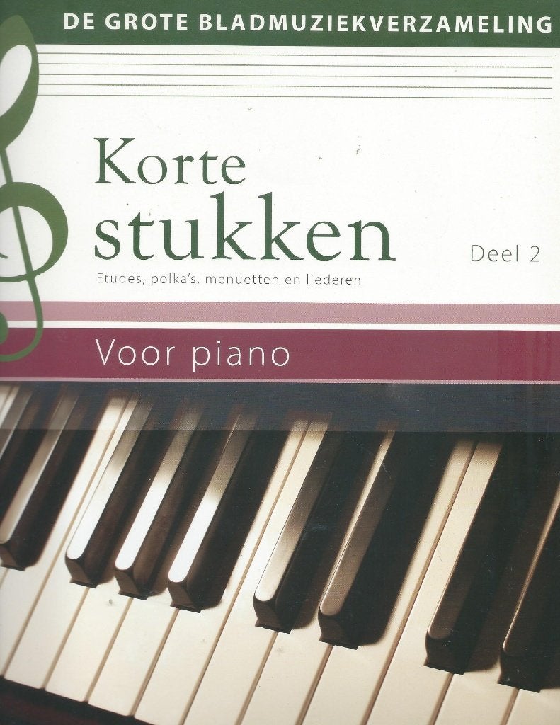 Korte Stukken voor piano deel 2, Muziek en Instrumenten, Bladmuziek, Ophalen of Verzenden, Zo goed als nieuw, Thema, Piano