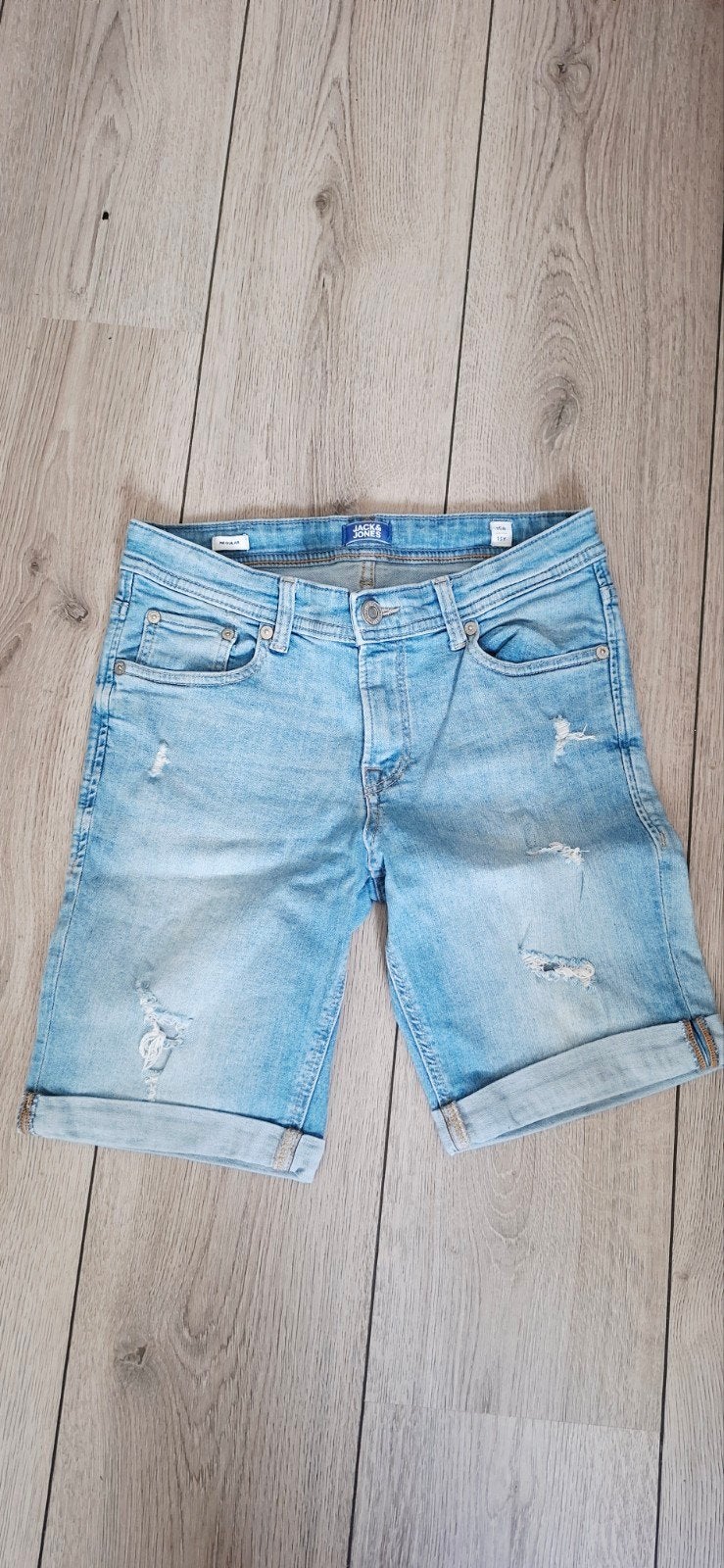 Jack & Jones spijkerbroek shorts, Kinderen en Baby's, Ophalen of Verzenden, Zo goed als nieuw