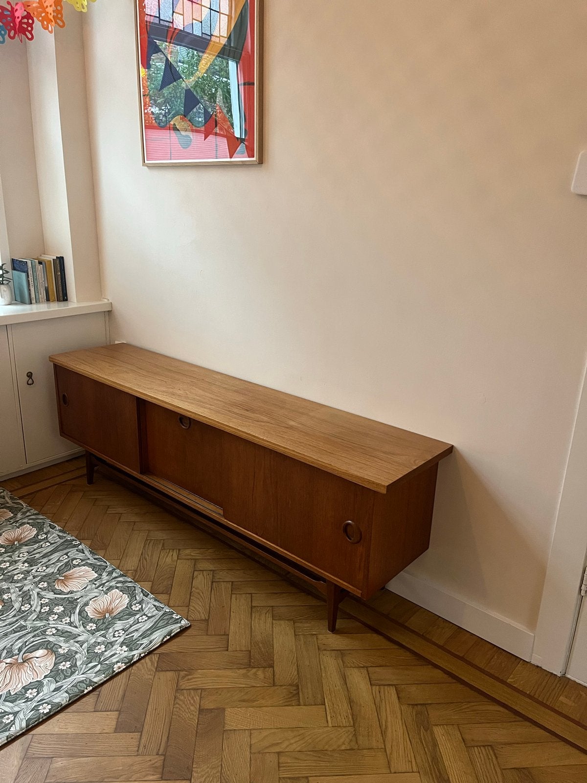 Vintage dressoir, Ophalen, Gebruikt, 150 tot 200 cm, 25 tot 50 cm