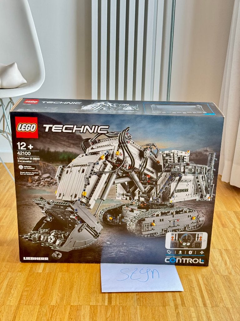 LEGO 42100 Liebherr R 9800 Excavator (Technic) NIEUW IN DOOS, Lego, Nieuw, Ophalen of Verzenden, Technic