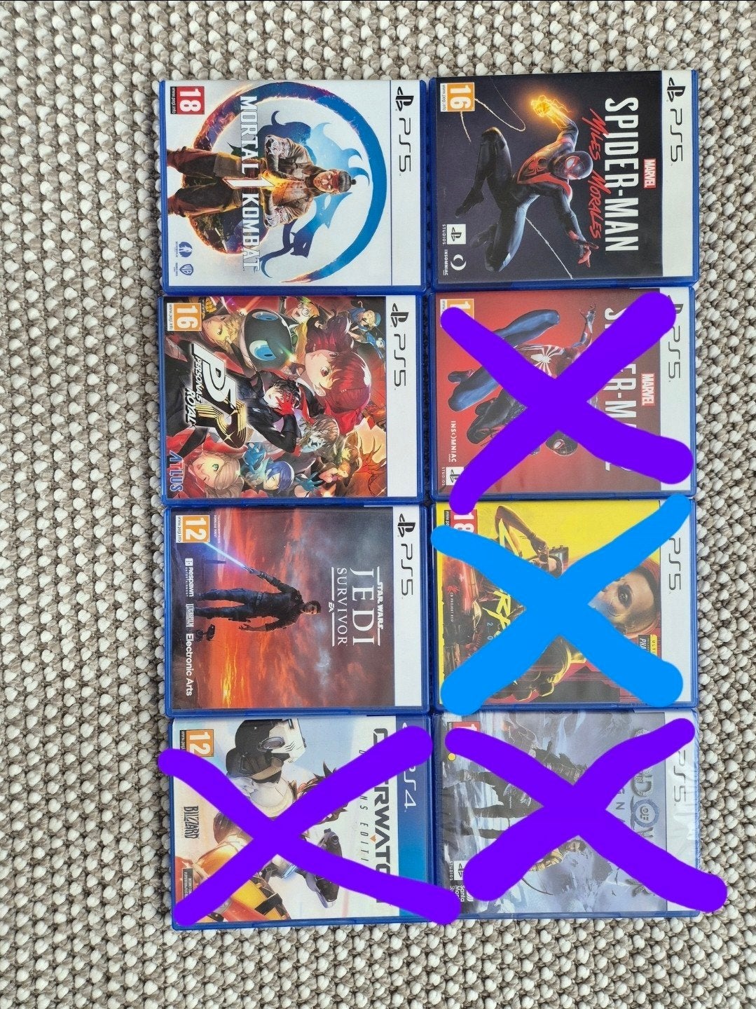PS5 games - €15 per stuk of 5 games voor €60, Spelcomputers en Games, Ophalen, Zo goed als nieuw