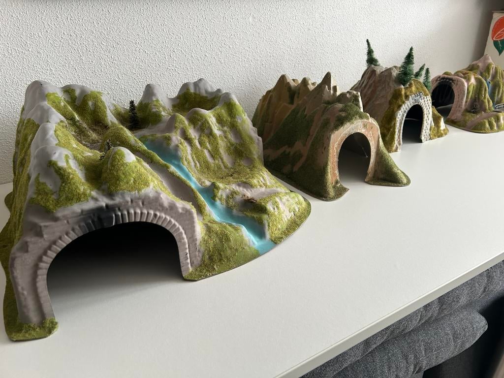 H0 Bergen modelbouw treinbaan, Ophalen of Verzenden, Gebruikt
