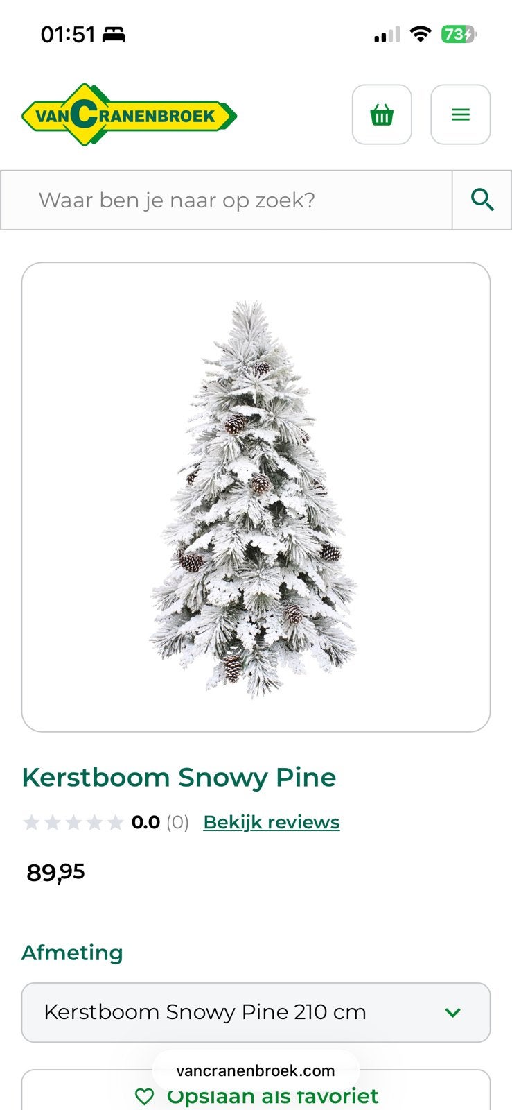Helemaal nieuw kerstboom, Ophalen, Nieuw