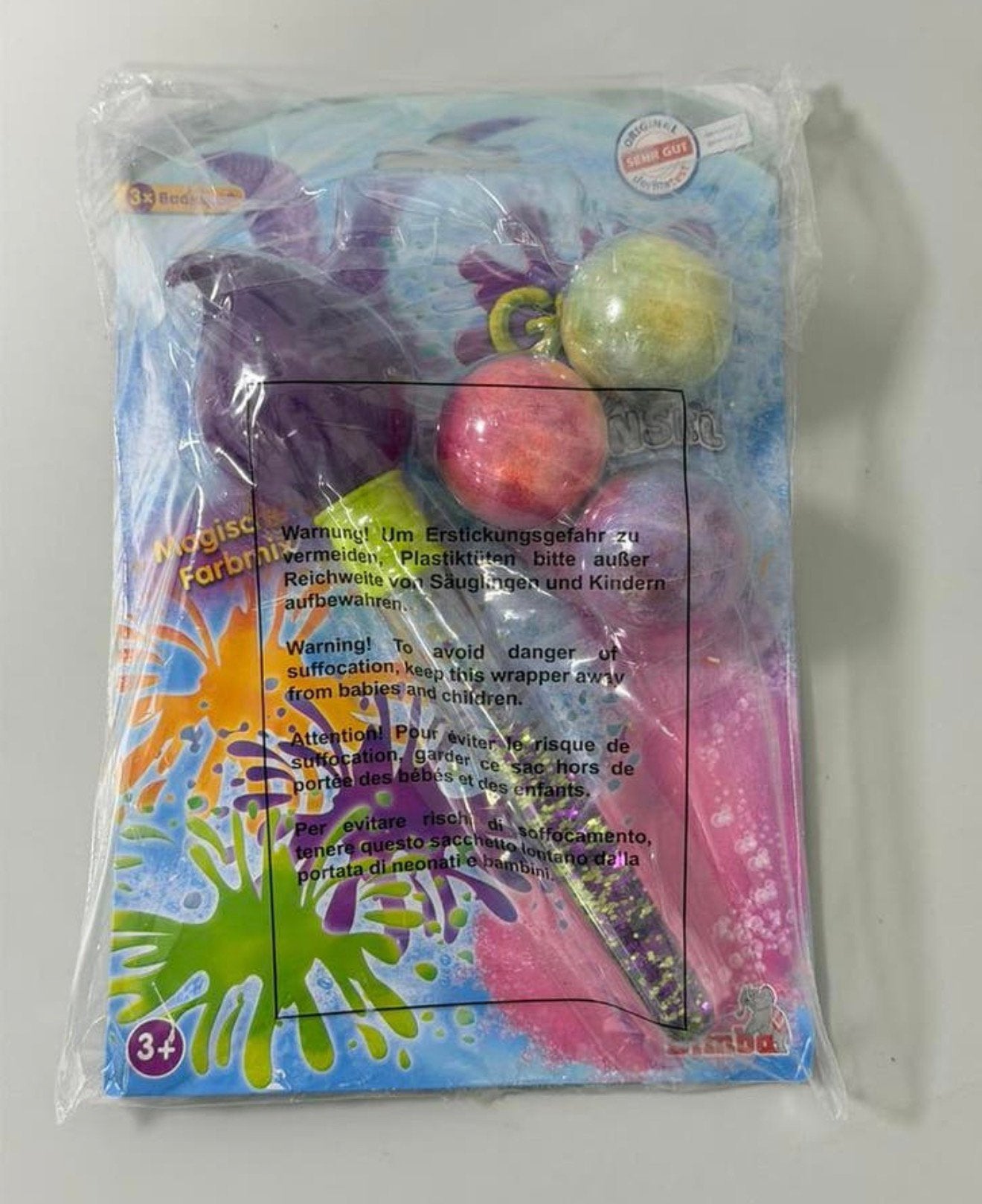 Simba Glibbi Badpenseel met 3 badbommen nieuw - Bad kleuren, Nieuw, Ophalen of Verzenden, H, H