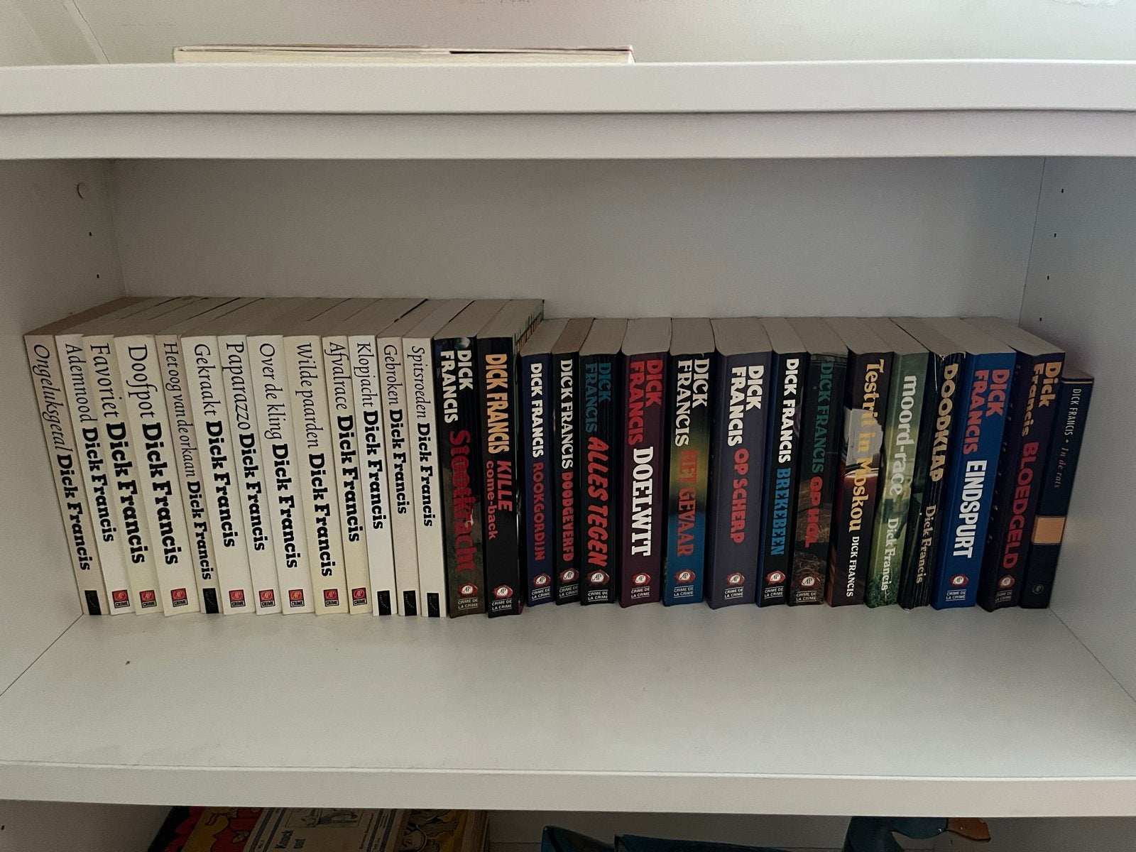 Grote collectie Dick Francis boeken (37stuks), Ophalen of Verzenden, Gelezen