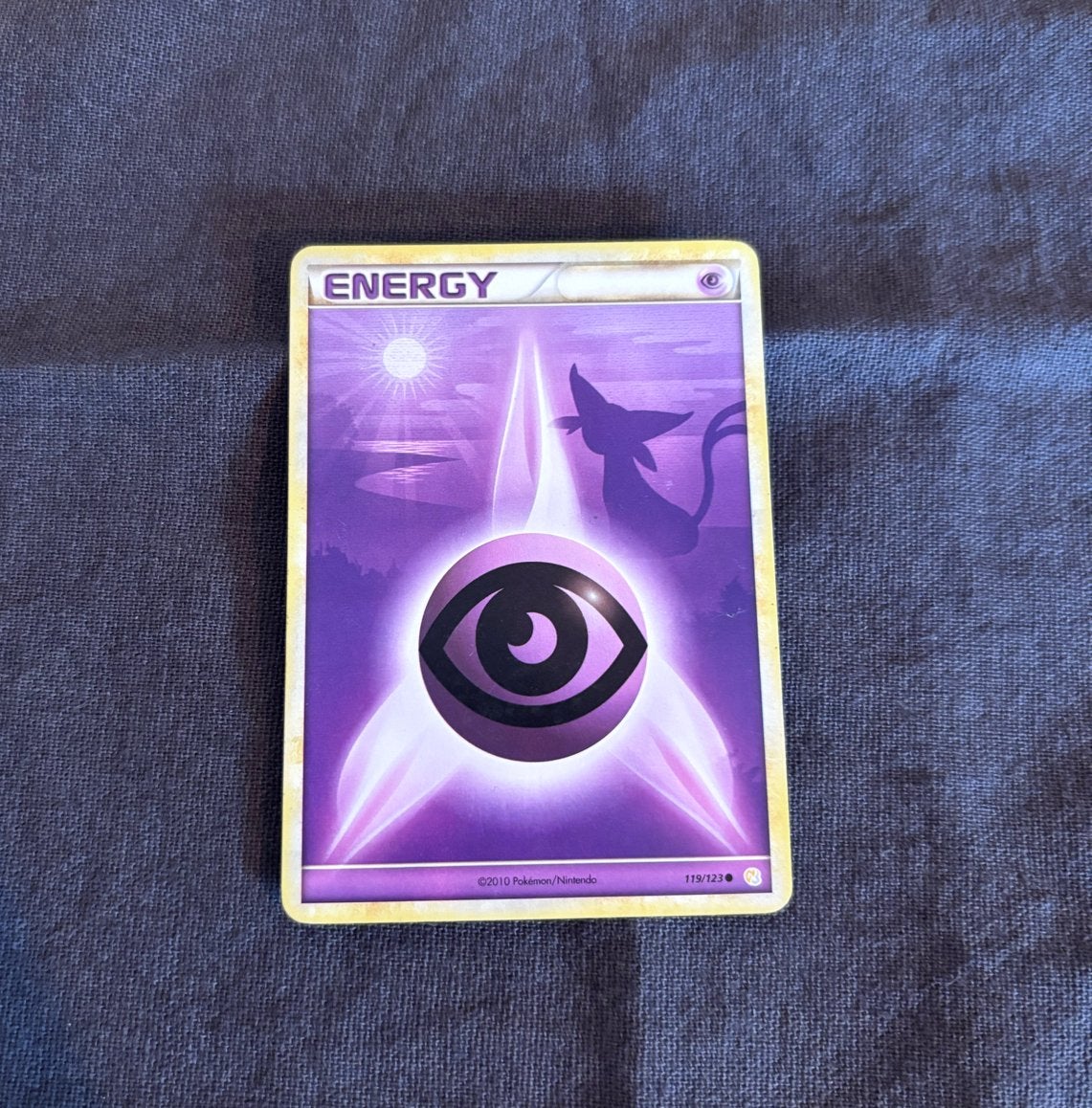 Psychic Energy Kaart (119/123) heartgold, Ophalen of Verzenden, Gebruikt, Losse kaart