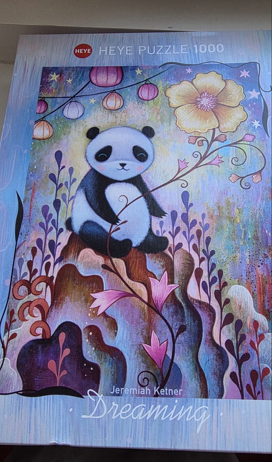 HEYE Jeremiah Ketner Dreaming Panda Legpuzzel 1000 stukjes, Ophalen, 500 t/m 1500 stukjes, Zo goed als nieuw, Legpuzzel