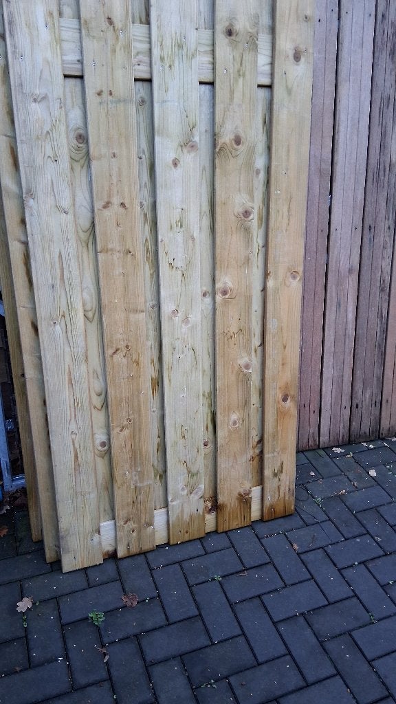schuttingen, Tuin en Terras, Schuttingen, Ophalen, 1 tot 2 meter, Minder dan 3 meter, Nieuw