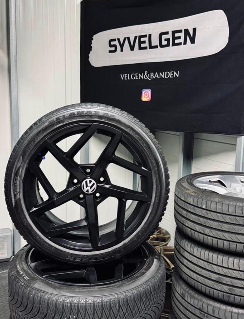 18” 5x112 VW Golf Caddy Audi Velgen met All Season Banden!, Ophalen, 18 inch, Gebruikt, Banden en Velgen