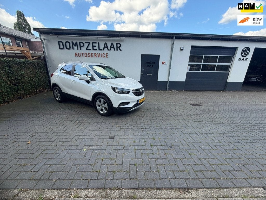Opel Mokka X 1.4 Turbo Online Edition eerste eigenaar, Voorwielaandrijving, Dealer onderhouden, Stof, Gebruikt