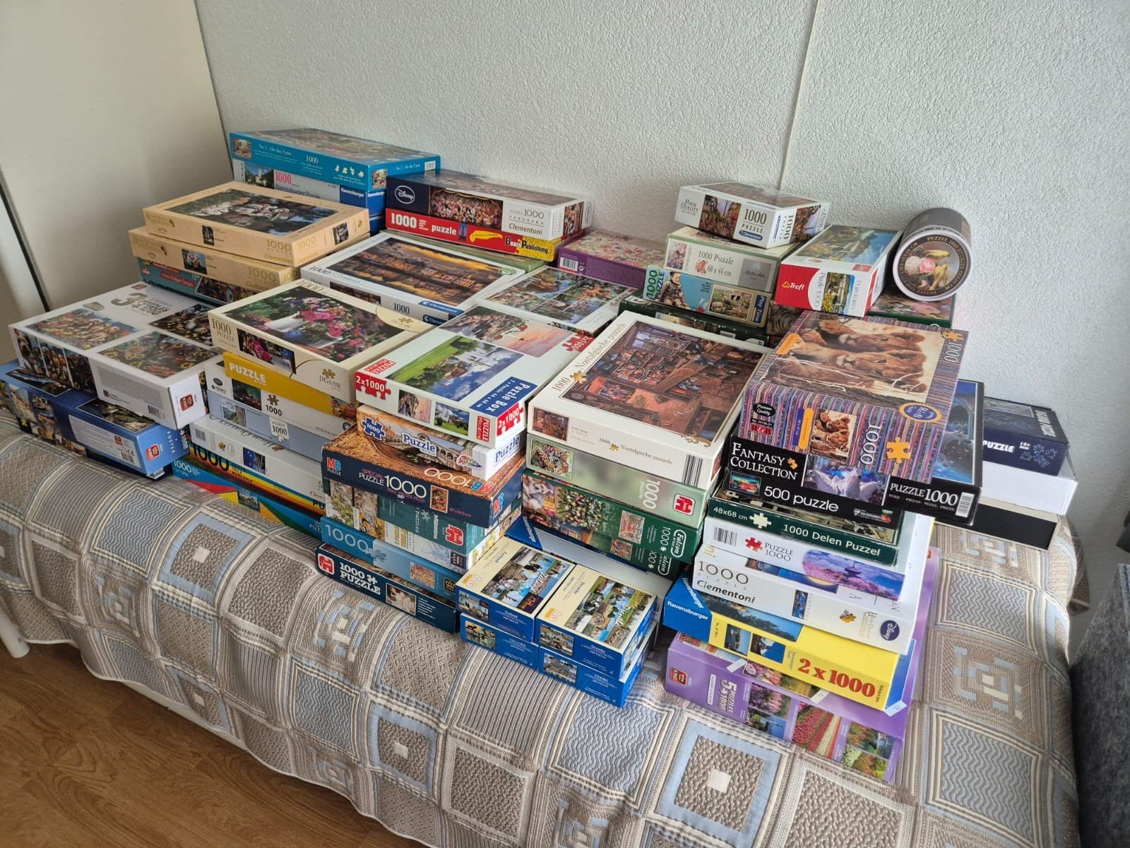 Grote collectie legpuzzels (1000+ stukjes), Hobby en Vrije tijd, Denksport en Puzzels, Ophalen, 500 t/m 1500 stukjes, Gebruikt