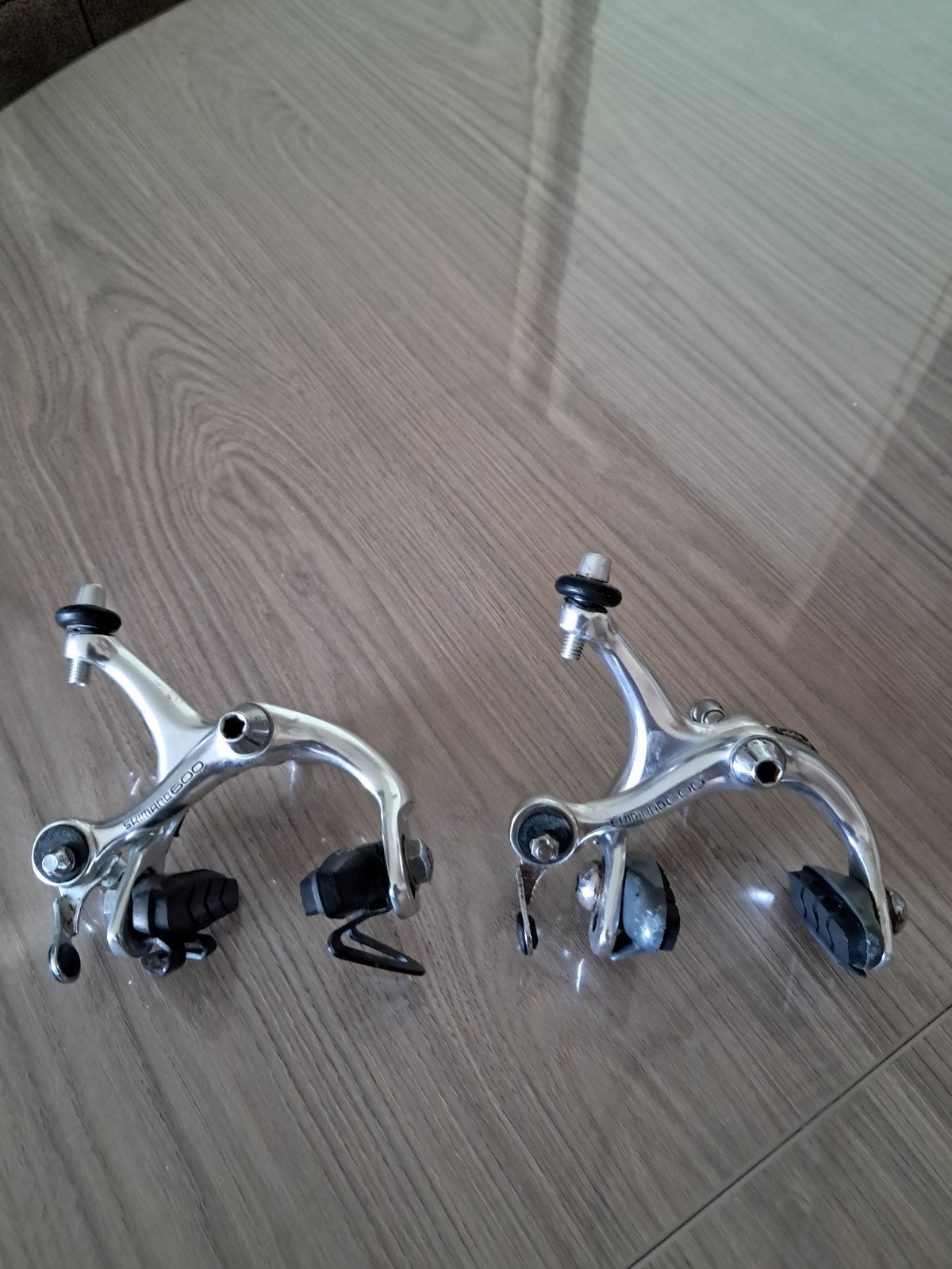Shimano 600 Remmen - Vintage Racefiets Remklauwen, Remmen, Gebruikt, Ophalen of Verzenden, Oldtimerfiets