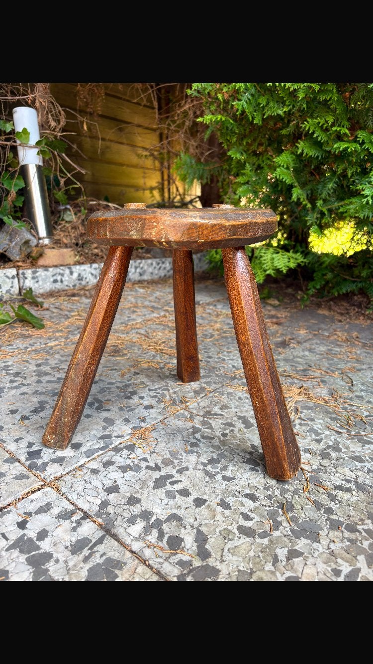 Melkkrukje, Huis en Inrichting, Krukjes, Ophalen, Zo goed als nieuw, Hout