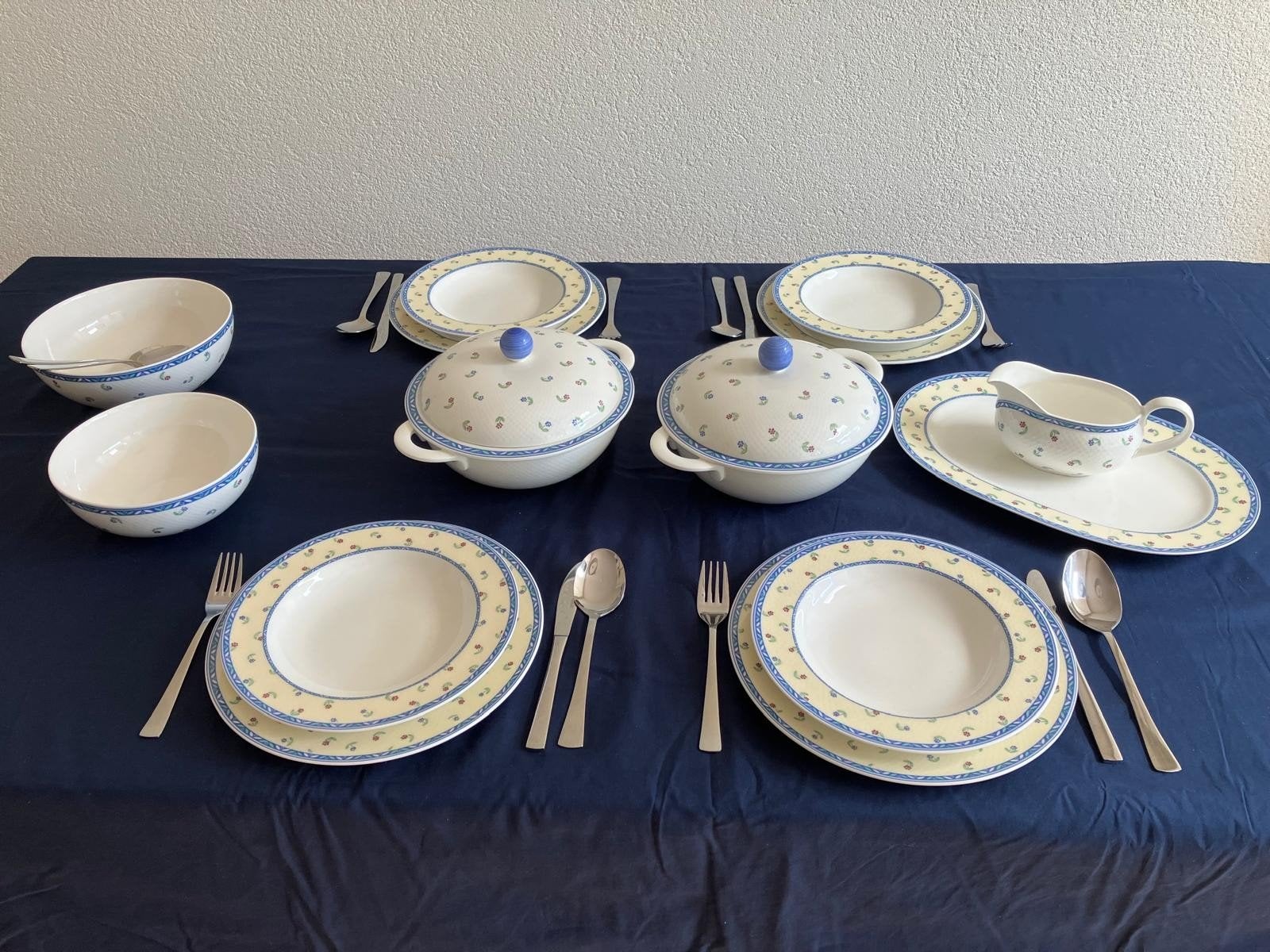 Villeroy & Boch Adeline Servies - Compleet ZGAN, Ophalen, Klassiek, Villeroy & Boch, Zo goed als nieuw