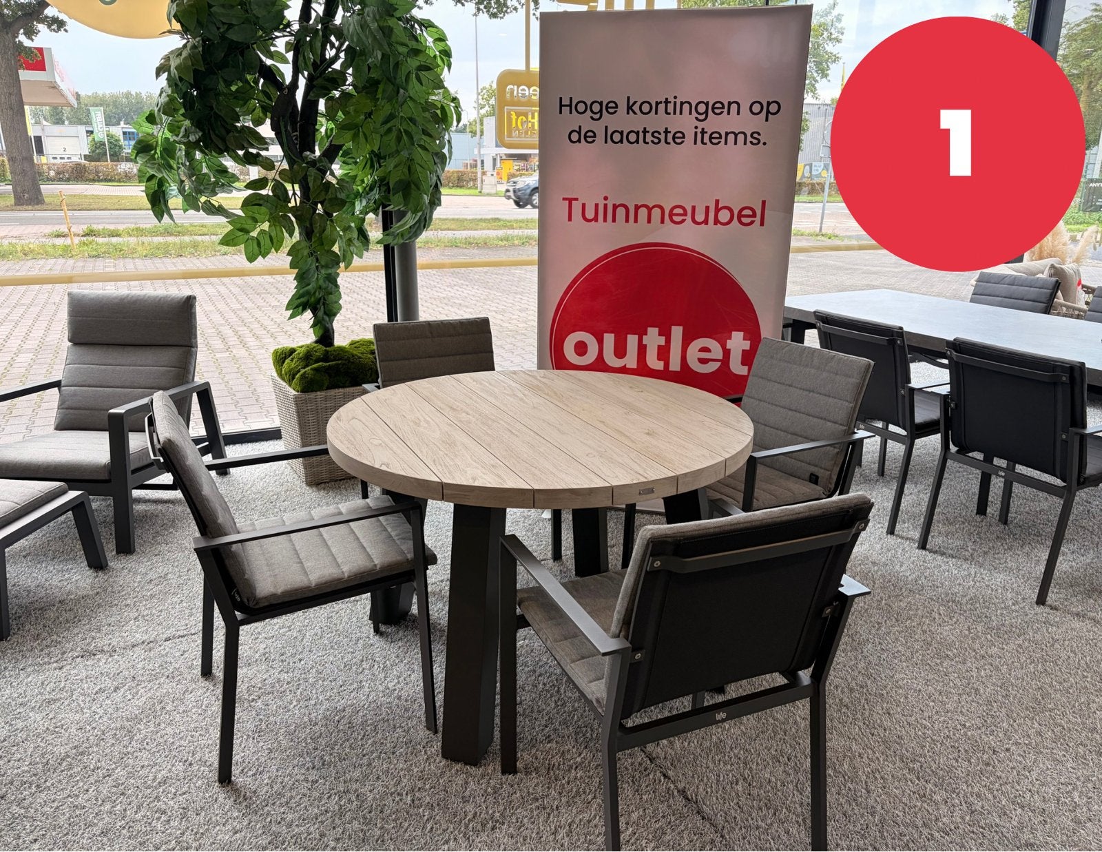 SHOWROOM MODELLEN - Dining Sets - Life Tuinmeubelen, Tuin en Terras, Ophalen, Nieuw, Teakhout, Stoel