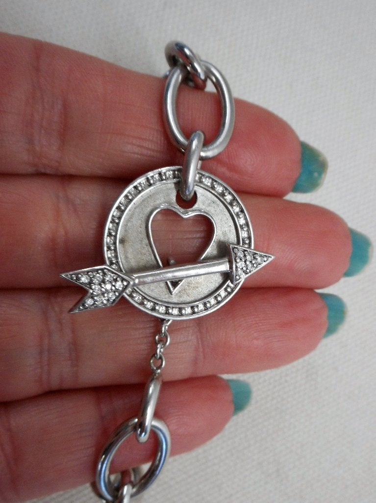 zilveren prachtige armband met bijzonder staaf slot nr.1707, Sieraden, Tassen en Uiterlijk, Armbanden, Verzenden, Zo goed als nieuw