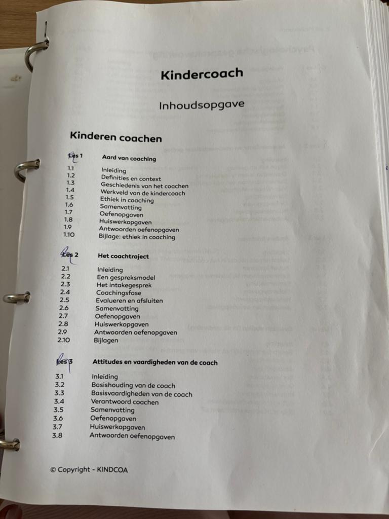 Cursus Kindercoach (NHA), Ophalen of Verzenden, Gamma, Gelezen, Niet van toepassing