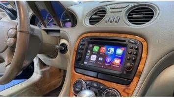 Android 15 Radio navigatie mercedes sl r230 2010 carplay, Oberonweg 262 3208pg, Nieuw, Ophalen of Verzenden, Dynavin