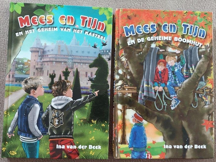 Ina van der Beek: Mees en Tijn en de geheime boomhut, Ophalen of Verzenden, Gelezen, Fictie algemeen