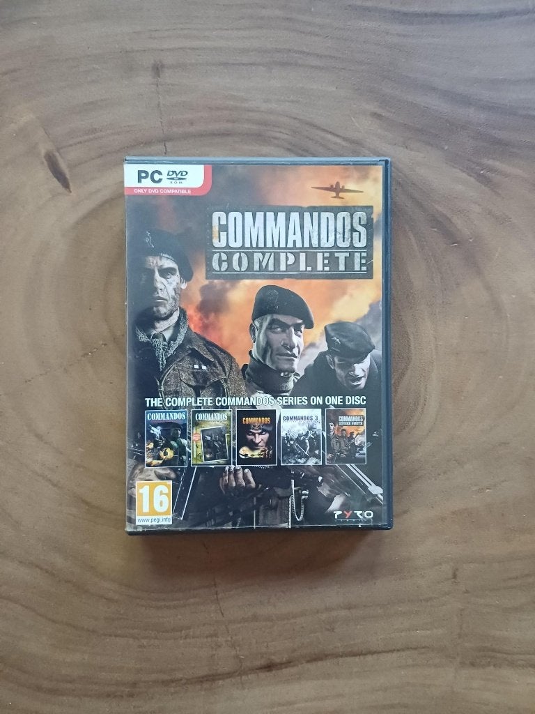 Commandos Complete - PC DVD-ROM, Spelcomputers en Games, Games | Pc, 1 speler, Ophalen of Verzenden, Zo goed als nieuw, Vanaf 18 jaar