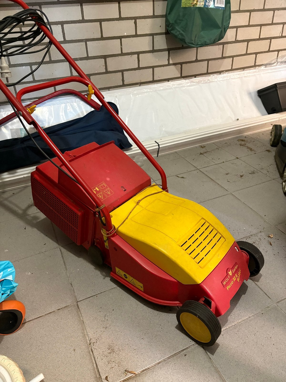 Wolf Garten Picco 32 E Elektrische Grasmaaier, Ophalen, Cirkelmaaier, Gebruikt, Elektrische grasmaaier