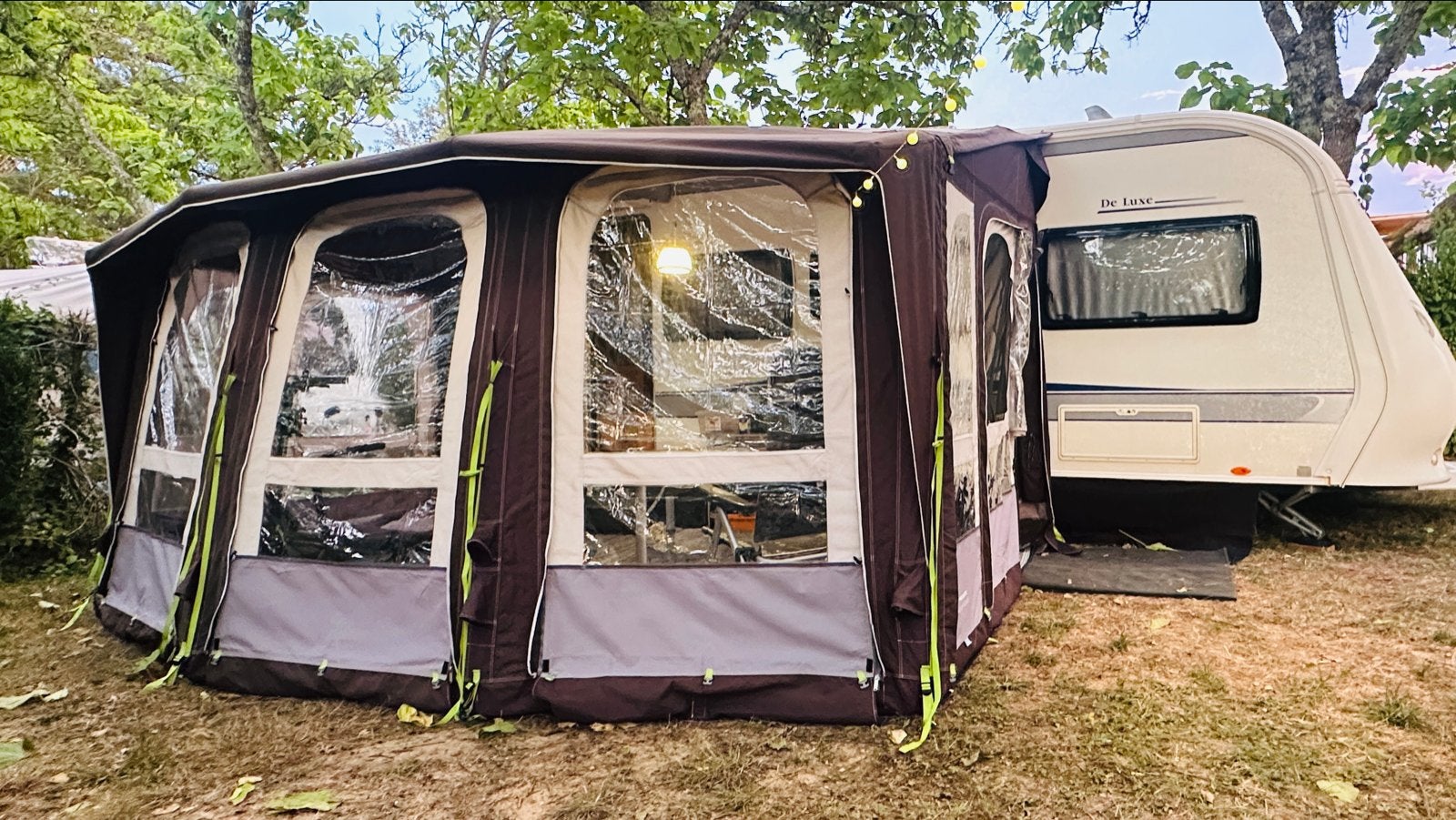 Voortent Dometic Air Ace Pro 400S, Caravans en Kamperen, Ophalen of Verzenden, Zo goed als nieuw, Tot en met 4