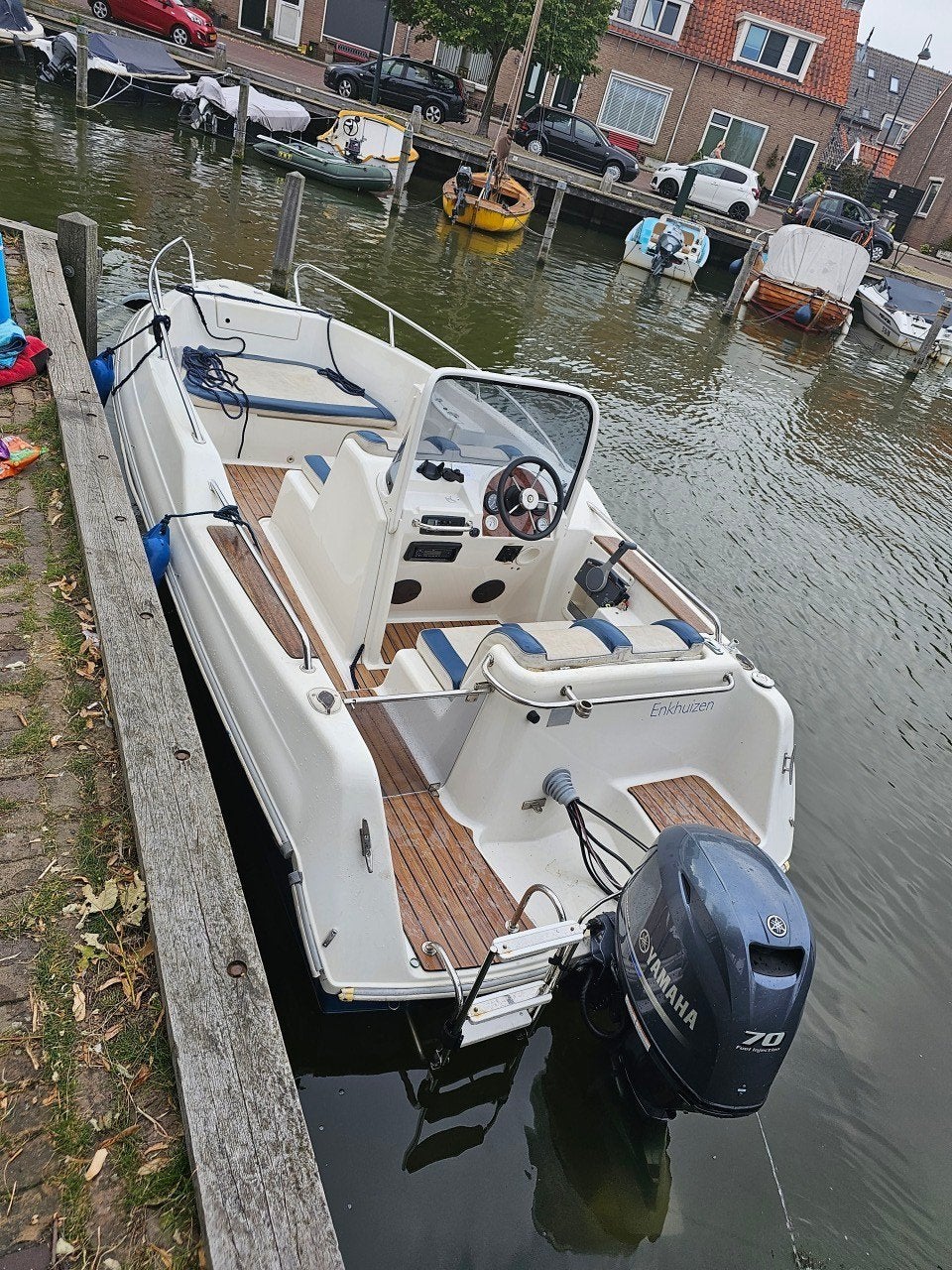 Quicksilver 500 70pk yamaha marlin trailer, Watersport en Boten, Ophalen, Gebruikt, Viertaktmotor, 70 pk
