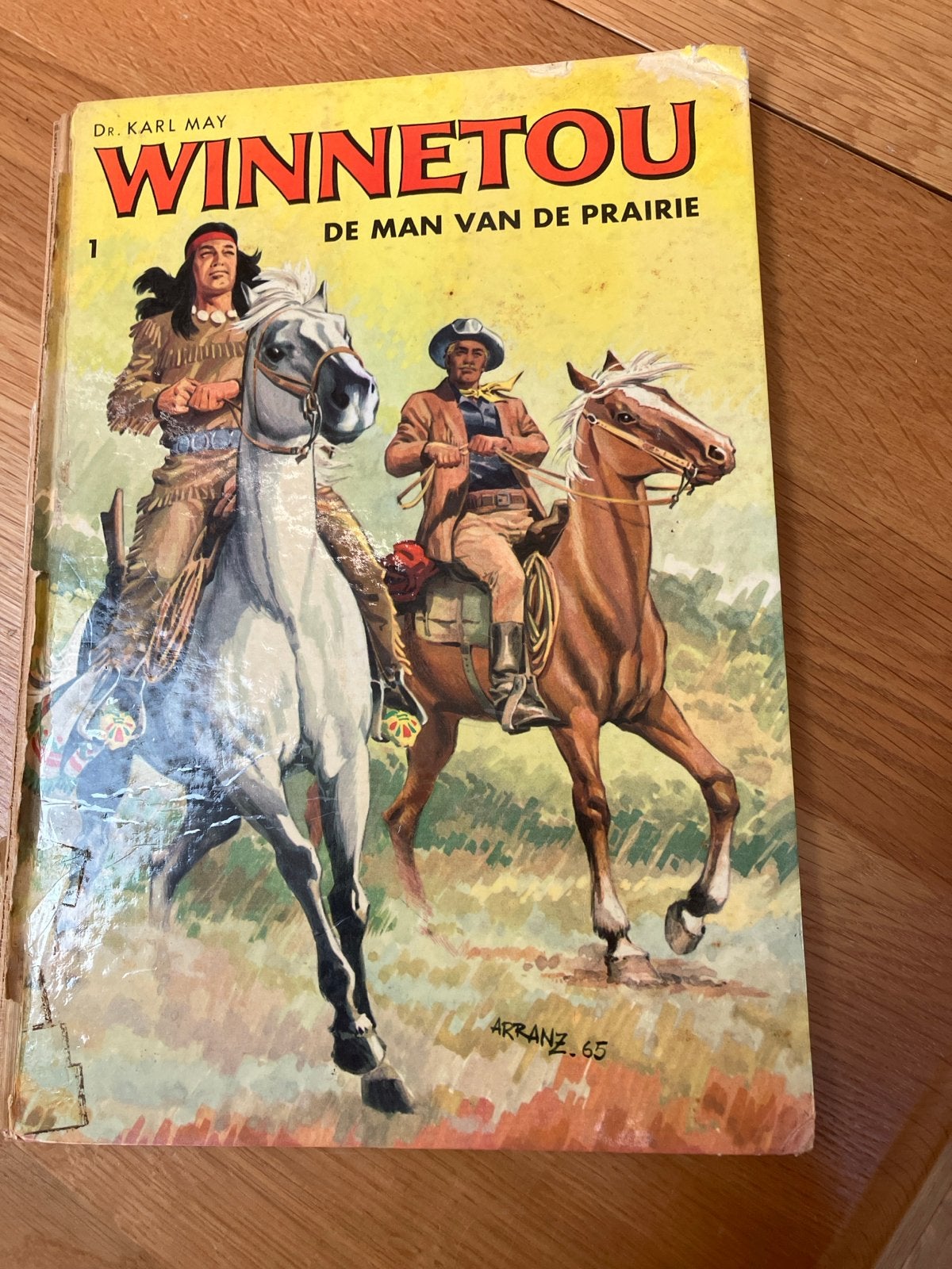 Winnetou De Man van de Prairie - Deel 1 (Dr. Karl May), Eén stripboek, Ophalen of Verzenden, Gelezen