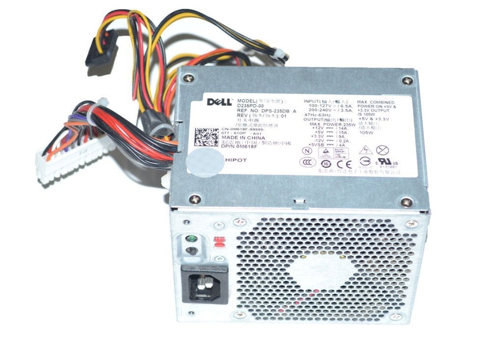 Dell  235W 240V 63Hz Power Supply, Facturen@maascomputers.nl, Ophalen of Verzenden, Cargadoorweg 23, 6541 BT Nijmegen, Maas Computers
