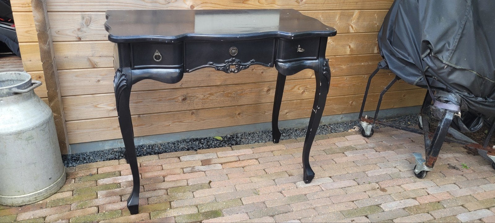 side table kaptafel, Huis en Inrichting, Ophalen, Gebruikt, 100 tot 150 cm, Overige houtsoorten