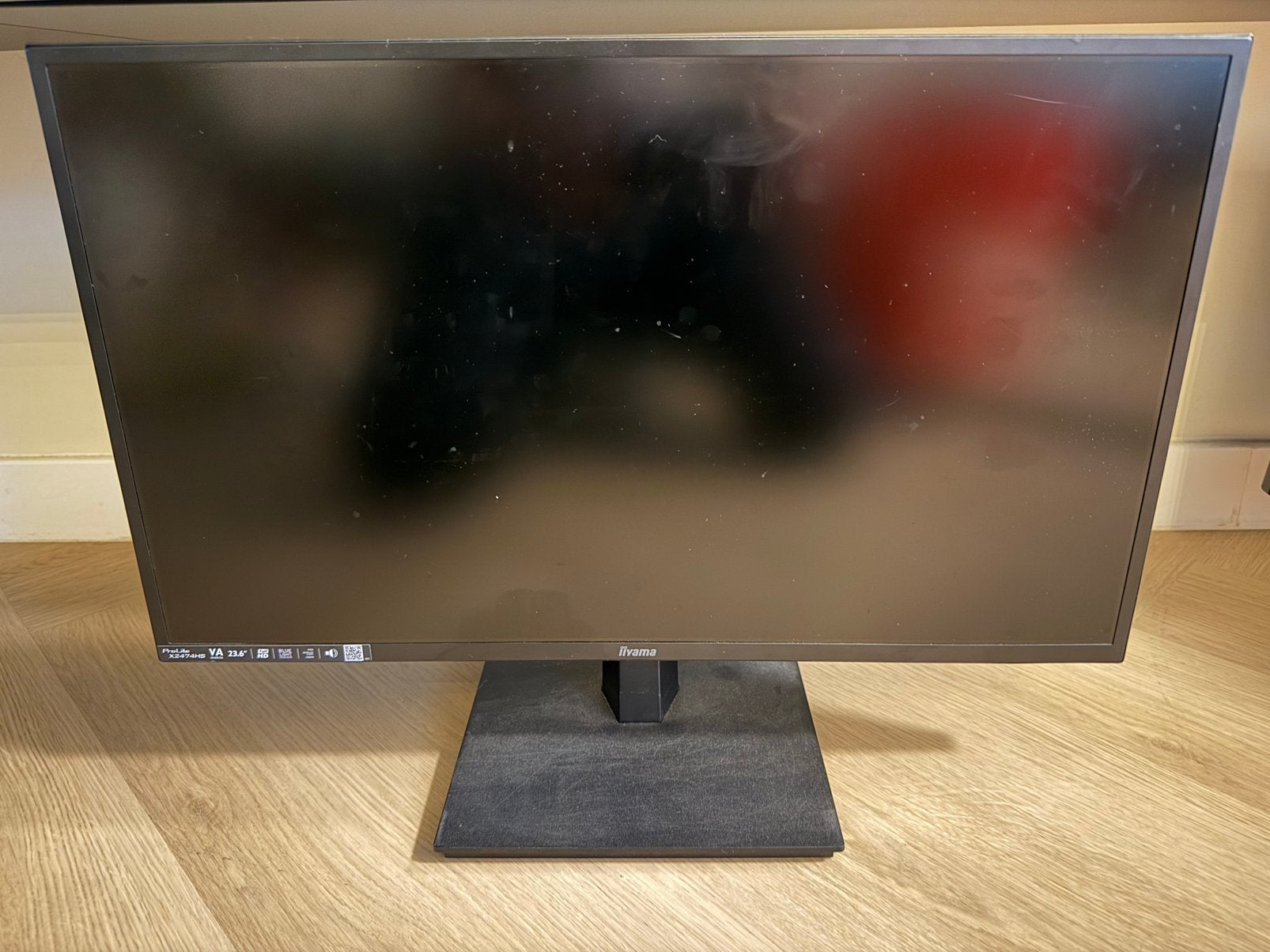 iiyama 24 inch Full HD 75Hz monitor HDMI DisplayPort, Ophalen of Verzenden, Zo goed als nieuw