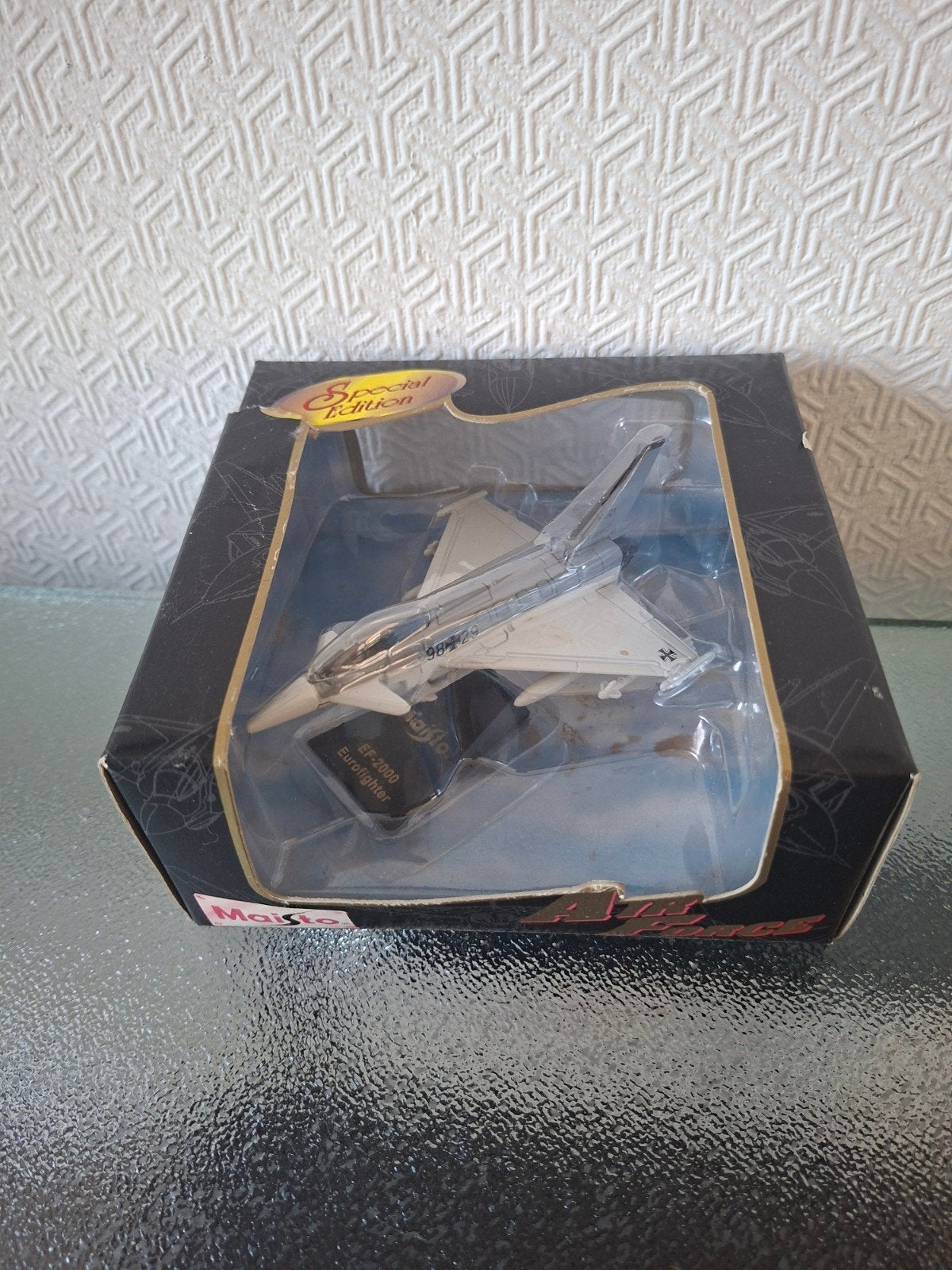 Maisto Air Force EF-2000 Eurofighter Special Edition, Overige merken, 1:72 tot 1:144, Nieuw, Ophalen of Verzenden