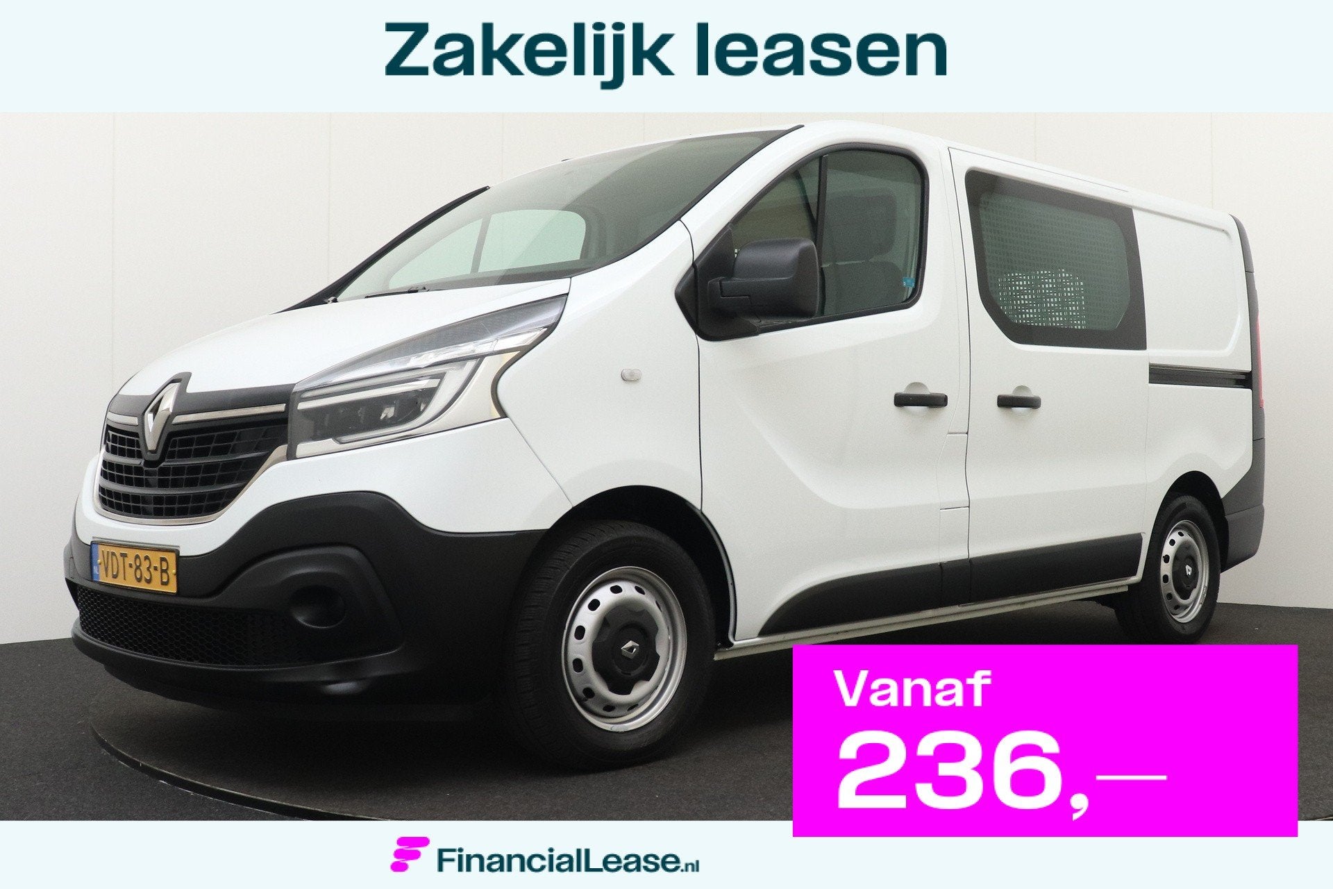 Renault Trafic 2.0 dCi 120 T29 L1H1 Comfort Houtenvloer Crui, Voorwielaandrijving, Stof, Gebruikt, 4 cilinders