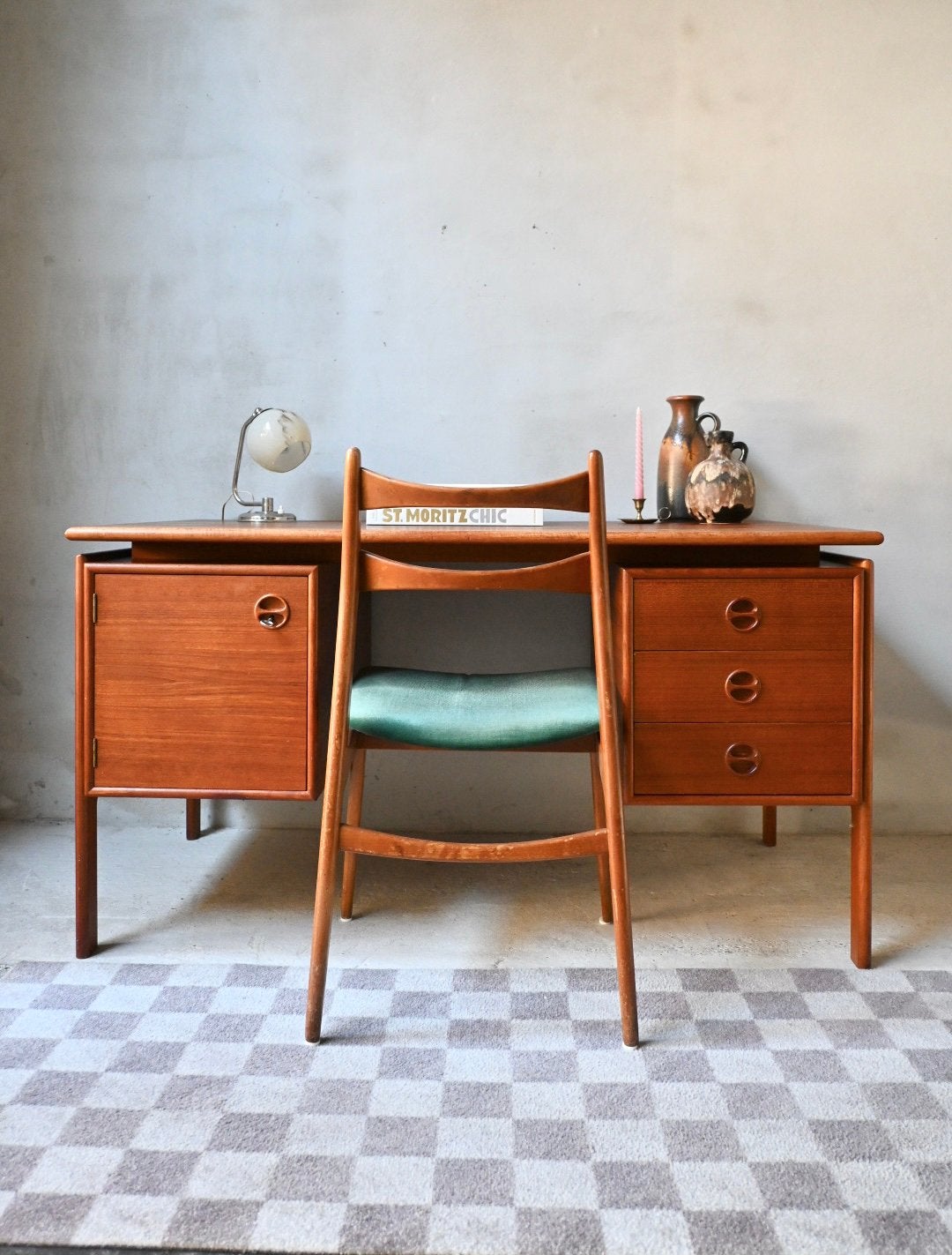 Deens Design vintage bureau door Arne Vodder voor GV Møbler, Huis en Inrichting, Bureaus, Ophalen, Scandinavisch, Zo goed als nieuw