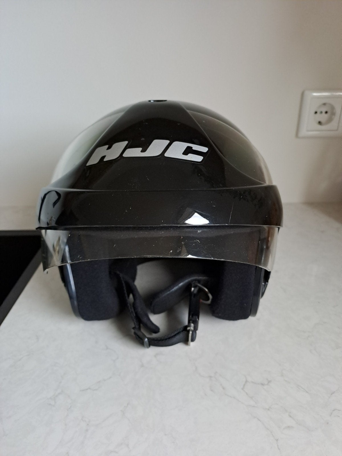 HJC helm zwart, XS, HJC, Ophalen of Verzenden, Integraalhelm