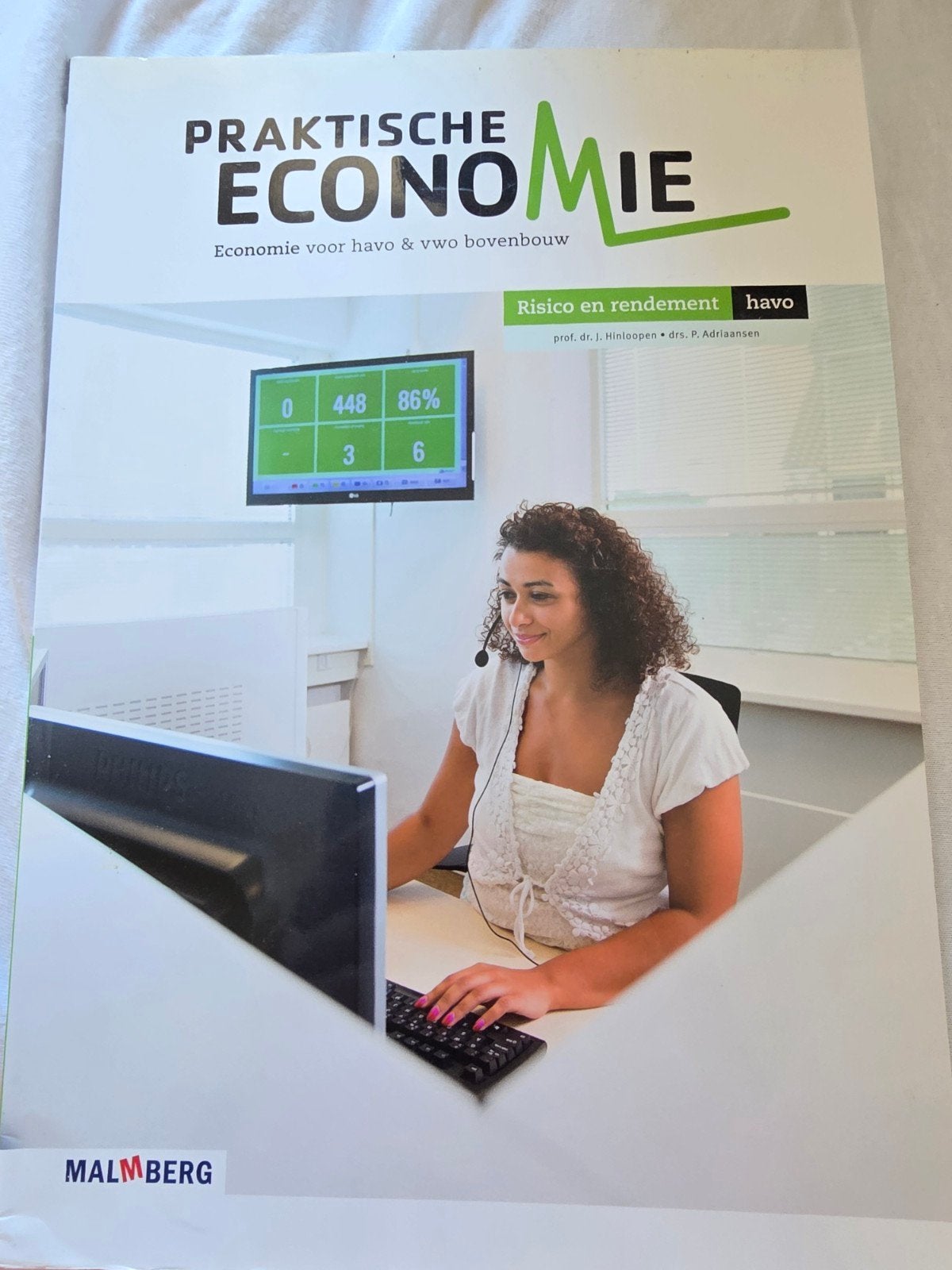 Praktische Economie havo/vwo bovenbouw - Malmberg, Boeken, Ophalen of Verzenden, Gelezen, Economie en Marketing, Prof. dr. J. Hinloopen, drs. P. Adriaansen
