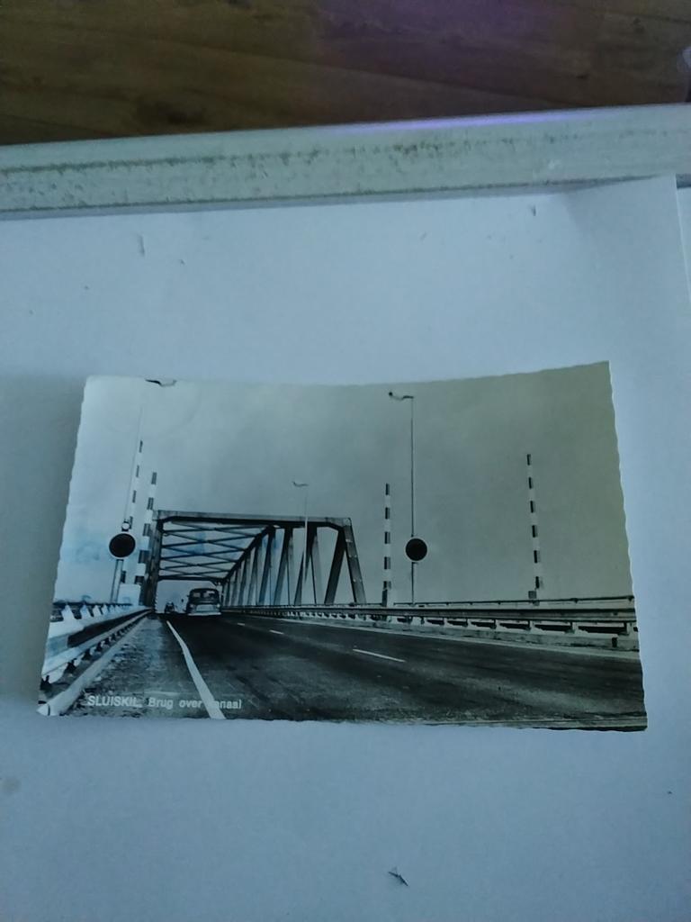 SLUISKIL. BRUG OVER KANAAL, Verzamelen, Ansichtkaarten | Nederland, Ophalen of Verzenden, Voor 1920, Zuid-Holland