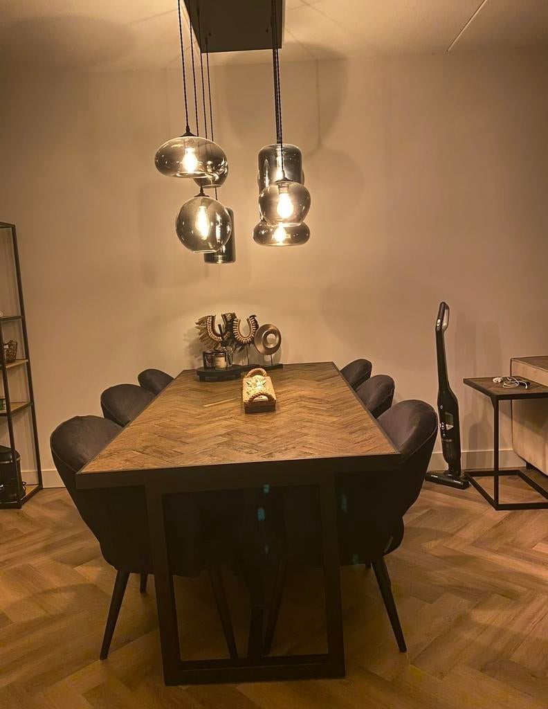 Richmond Eettafel voor 6-8 personen - Stevig met gebruikerss, Huis en Inrichting, Tafels | Eettafels, Gebruikt, 200 cm of meer