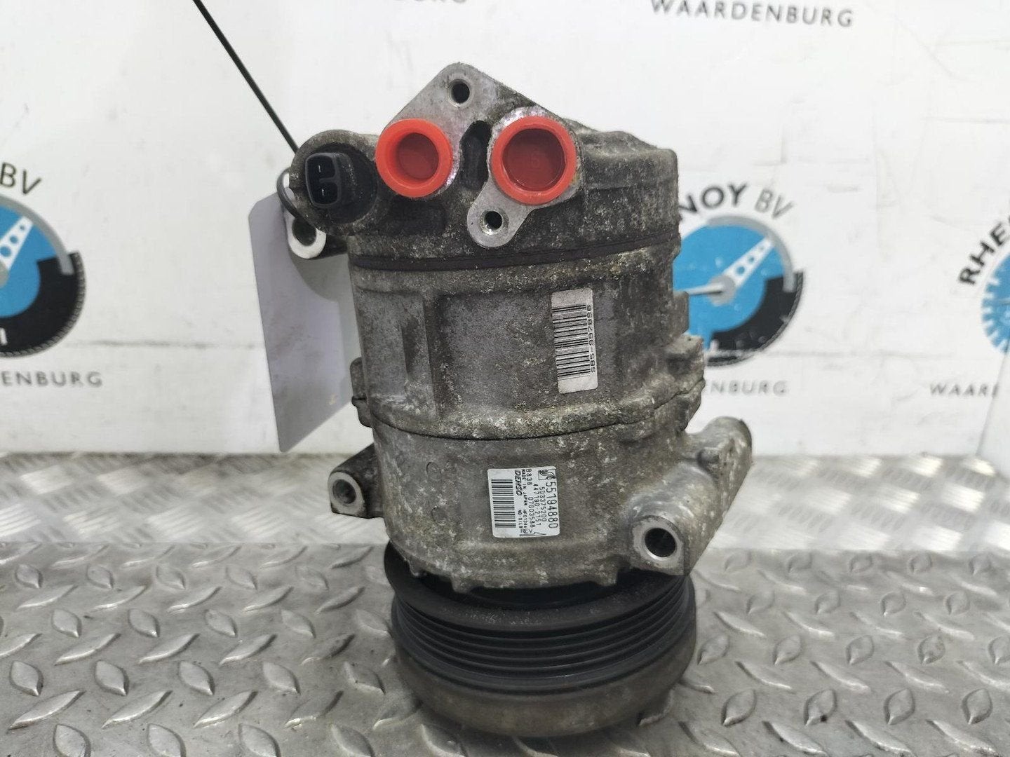 FIAT GRANDE PUNTO 1.4-16V Sport  AIRCO COMPRESSOR / AIRCOPOM, Ophalen of Verzenden, Gebruikt, Stiba lid