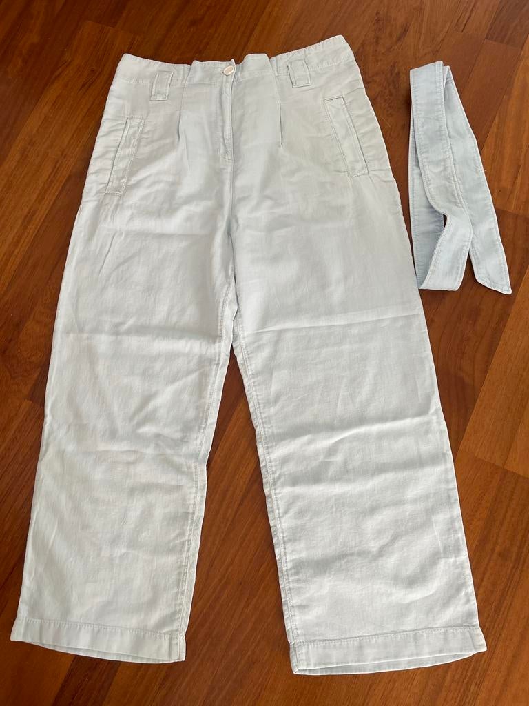 Marc Cain broek nieuw maat N4, Kleding | Dames, Broeken en Pantalons, Maat 38/40 (M), Blauw, Nieuw, Ophalen of Verzenden